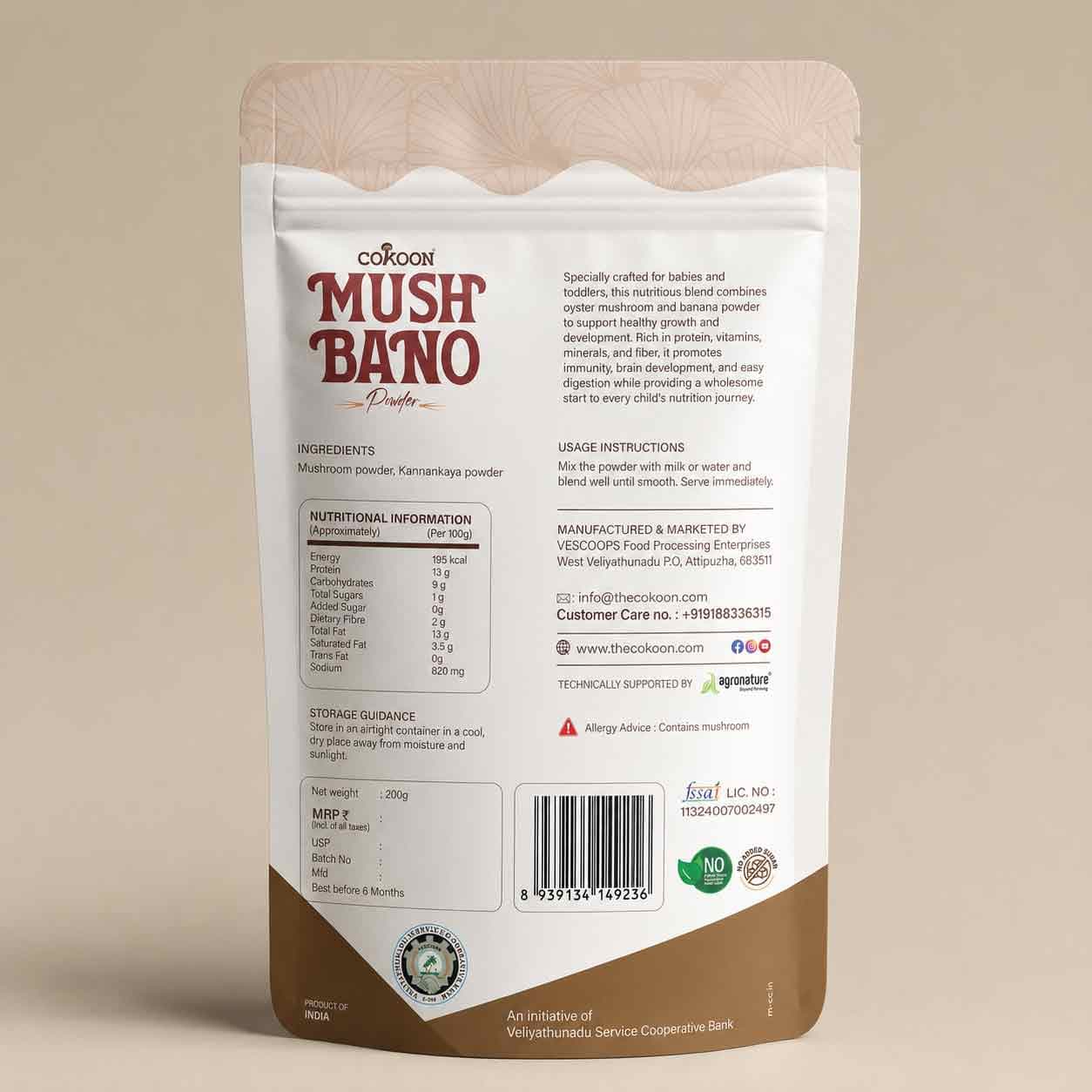 Cokoon Mush Bano Powder image 2