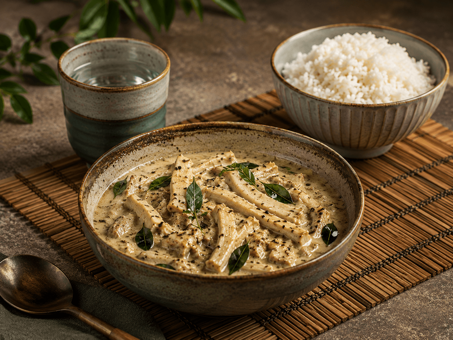 Oyster Mushroom Coconut Milk Curry image 2