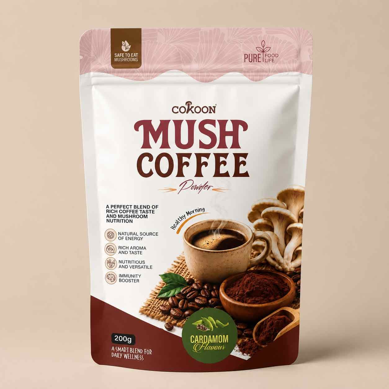 Cokoon Mush Coffee – Cardamom Flavour