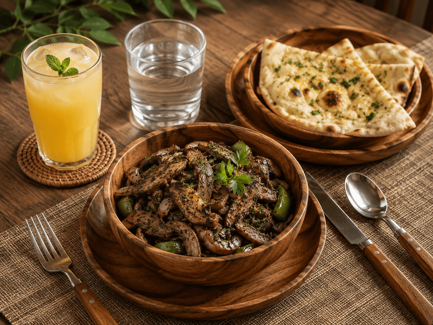 Oyster Mush Room Pepper Fry recipe idea